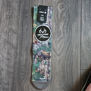 Stance Realtree Camo Socks with Green and Brown